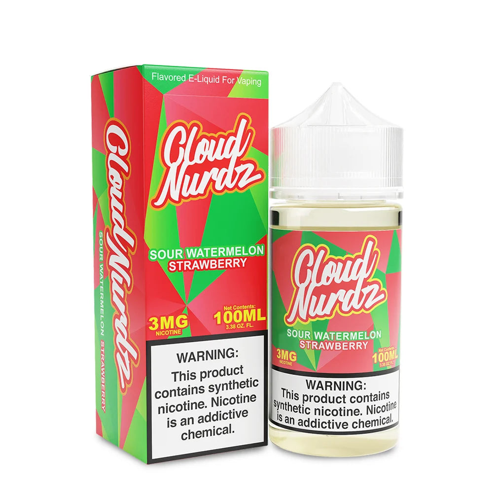 Cloud Nurdz - Sour Watermelon Strawberry 100mL