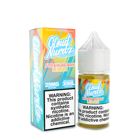 Cloud Nurdz Salts ICED - Strawberry Lemon 30mL