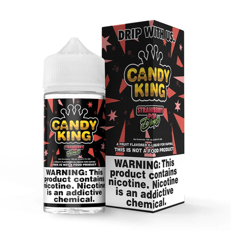 Candy King - Strawberry Pop Drops 100mL