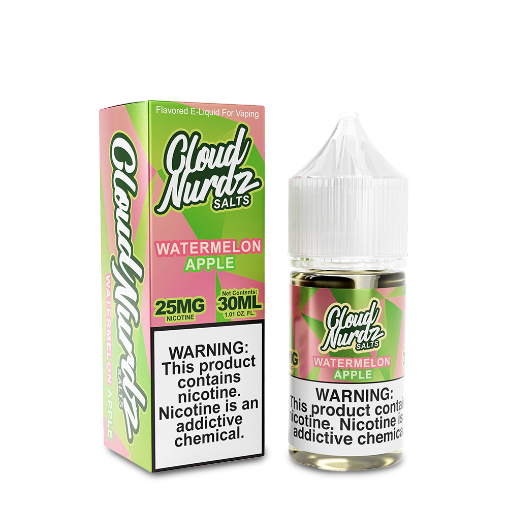Cloud Nurdz Salts - Watermelon Apple 30mL